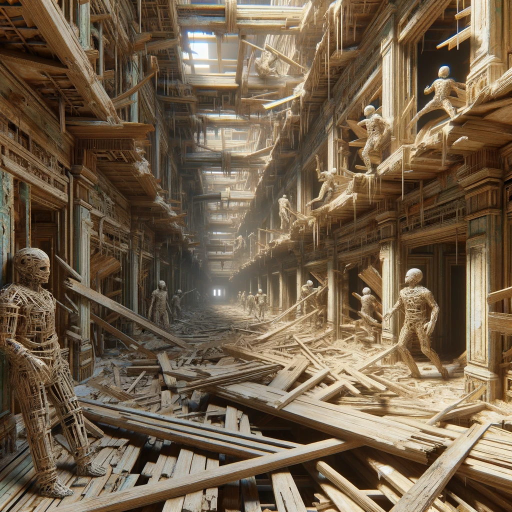 Vacantide Level -13: Chaotic Corridor Collapse